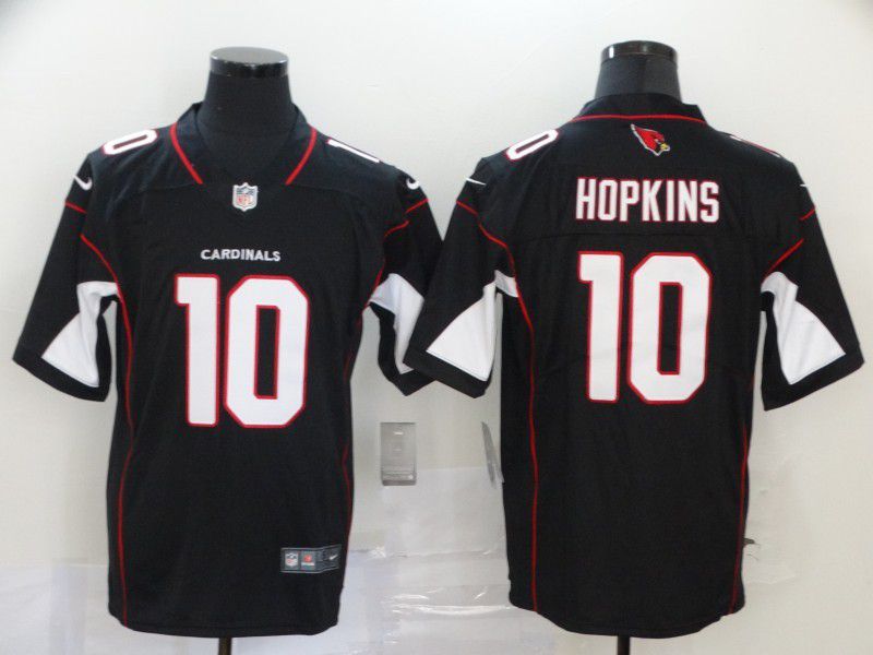 Men Arizona Cardinals #10 Hopkins Black 2024 Nike Vapor Limited NFL Jersey style 1